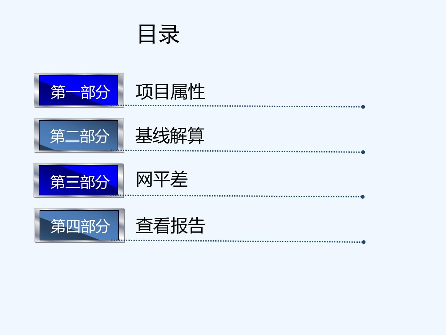 華測GPS靜態平差軟件教學課件